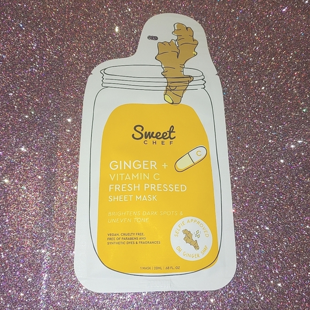 $5 Sweet Chef Sheet Mask Ginger + Vitamin C Fresh Pressed Sheet Mask